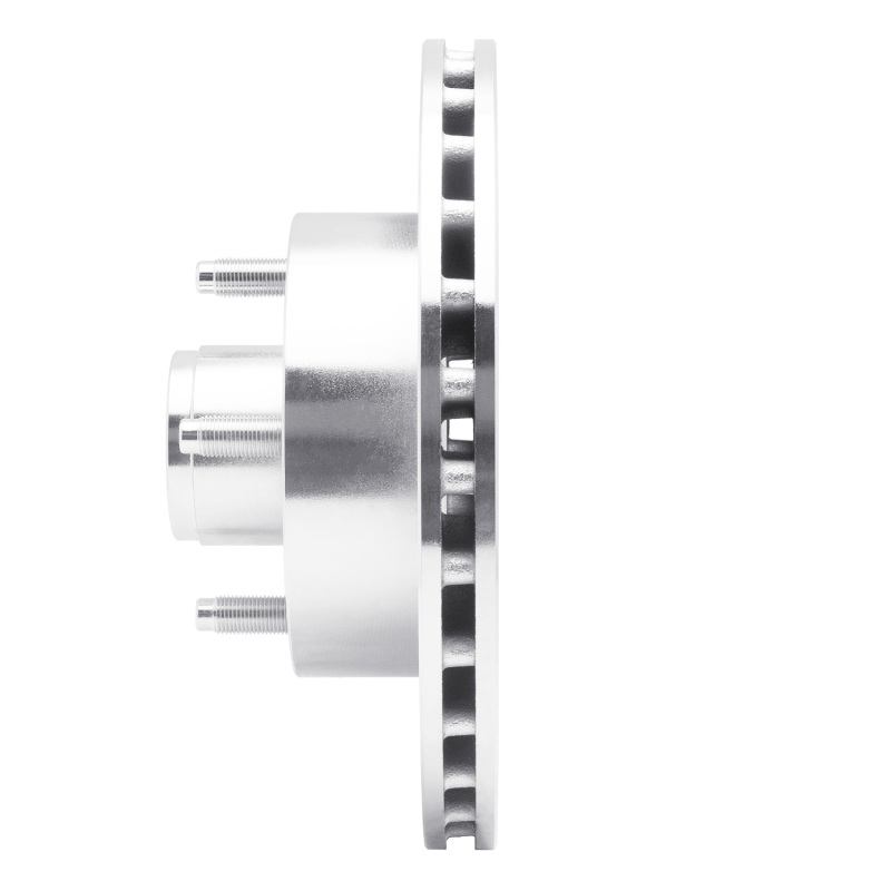 R1 Concepts for 78-93 Ford Thunderbird Front Left Drilled & Slotted Silver Brake Rotor - Image 3