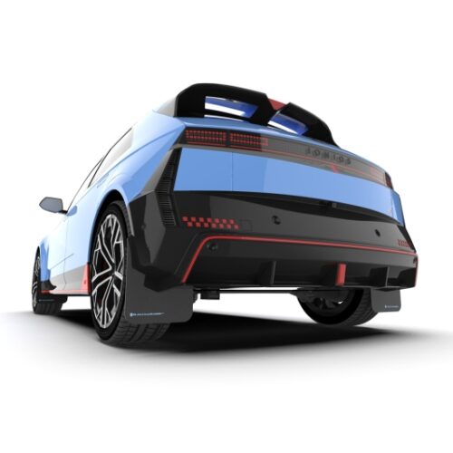 Rally Armor 25-26 Hyundai Ioniq 5 N Black Mud Flap w/Red Logo - Image 5