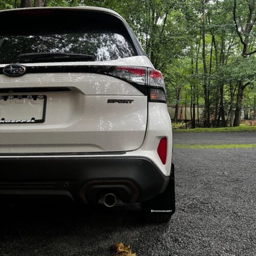 Rally Armor 25-26 Subaru Forester & Hybrid Black UR Mud Flap w/Red Logo - Image 9
