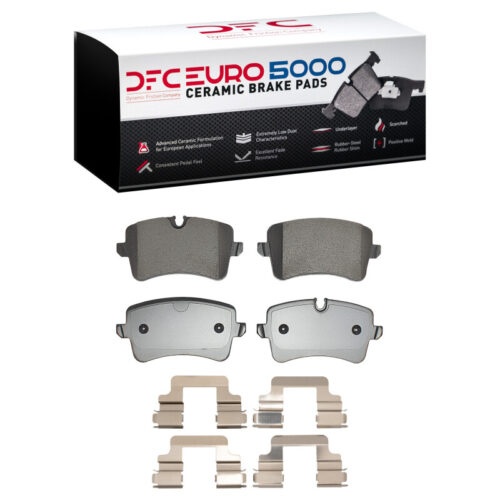 DFC 11-23 Audi A8 Rear Euro 5000 Ceramic Brake Pads and Hardware Kit