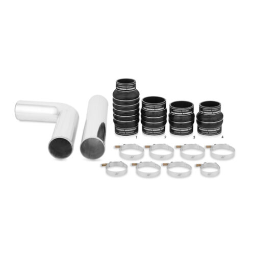 Mishimoto Intercooler Kit w/ Pipes (Silver) for 03-07 Dodge 5.9L Cummins - Image 7