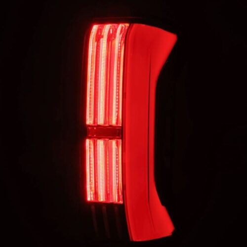 AlphaRex 22-24 Toyota Tundra NOVA-Series Prismatic LED Tail Lights - Black/Red - Image 3