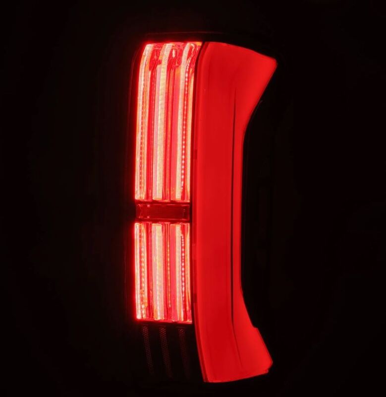 AlphaRex 22-24 Toyota Tundra NOVA-Series Prismatic LED Tail Lights - Black/Red - Image 3