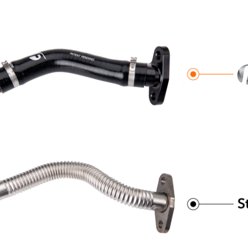 Fleece Performance 03-07 Dodge 2500/3500 5.9L Cummins Turbo Drain Tube Kit - Image 3