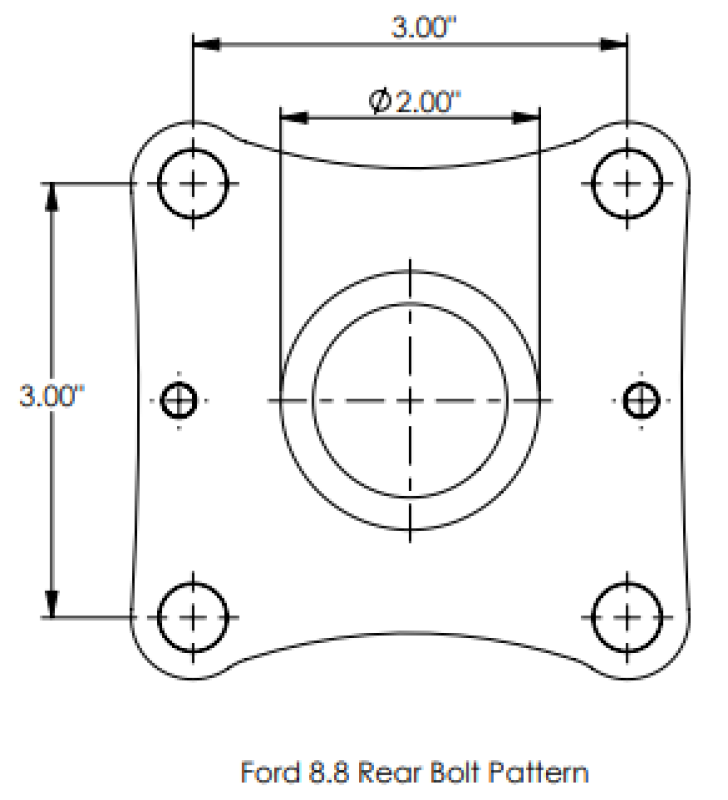 DSS 15-24 Ford F150 4WD Regular Cab Short Bed 4in. Aluminum Driveshaft - Image 3