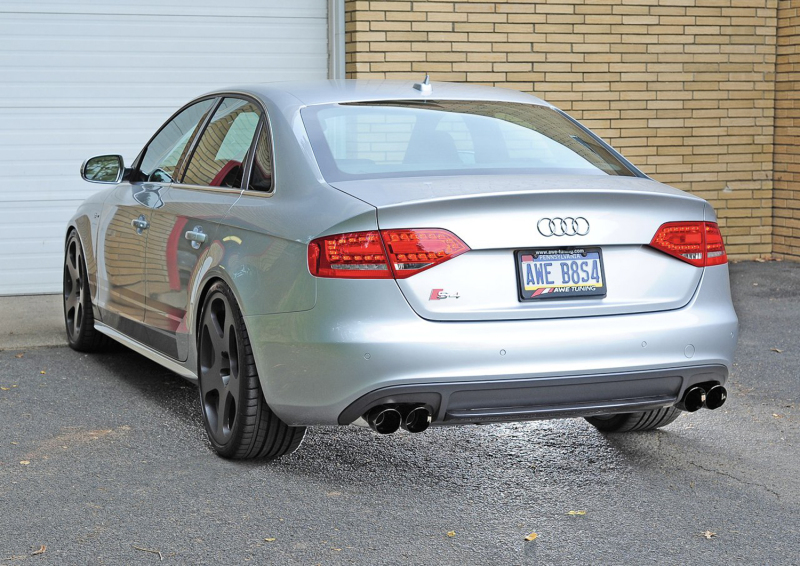 AWE Tuning Track Edition Exhaust - Chrome Silver Tips (90mm) for Audi B8 / B8.5 S4 3.0T - Image 2