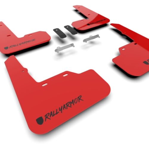 Rally Armor 22-26 Subaru WRX Red UR Mud Flap Altered Font Black Logo