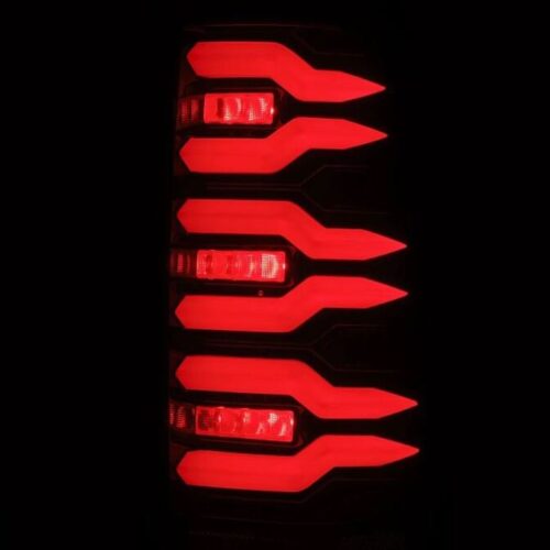 AlphaRex 99-06 Chevrolet Silverado/99-06 GMC Sierra LUXX-Series LED Tail Lights - Black/Red - Image 3