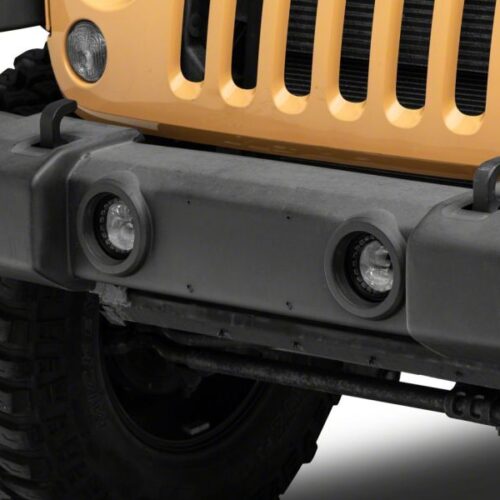 Raxiom for 2007-2018 Jeep Wrangler JK 18-23 Jeep Wrangler JL Axial Series Nighthawk LED Fog Lights - Image 5