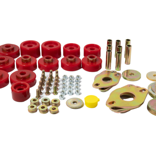 Energy Suspension 09-18 Ram 1500 Ext Cab/ Crew Cab Body Mount Set - Red