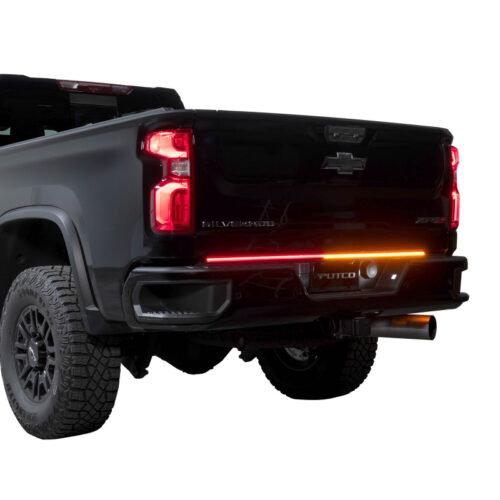 Putco 9203060-25 2024 Chevrolet Silverado HD/ GMC Sierra HD 60In Direct Fit Red Blade Kit Tailgate Bars - Image 5