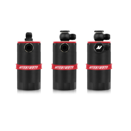 Mishimoto Universal Baffled Oil Catch Can - Red - Image 6