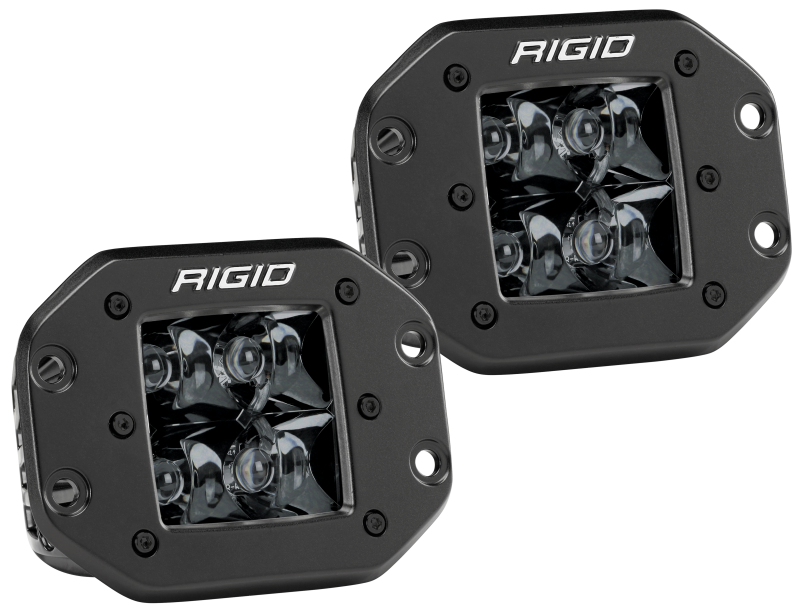 Rigid Industries D2 - Midnight Edition Flush Mount Spot Lights - Image 4