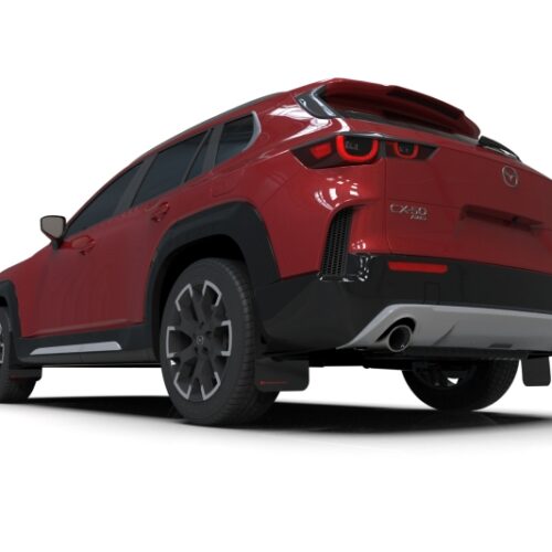 Rally Armor 23-26 Mazda CX-50 (Will Not Fit CX-5) Black UR Mud Flap W/White Logo - Image 3