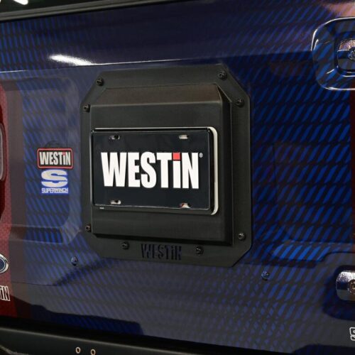 Westin 21-25 Ford Bronco (Excl. Sport) Spare Tire Delete Plate - Tex. Blk - Image 8