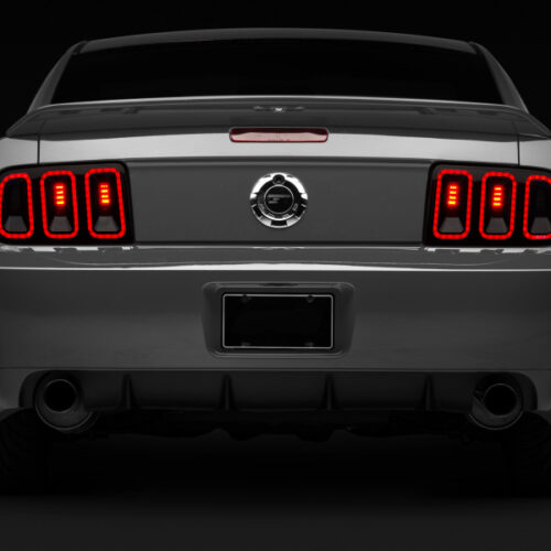 Raxiom for 2005-2009 Ford Mustang Gen5 Tail Lights- Black Housing (Smoked Lens) - Image 10