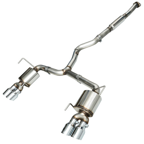 AWE Tuning Touring Edition Exhaust - Chrome Silver Tips (102mm) for 2015+ Subaru WRX VA Sedan