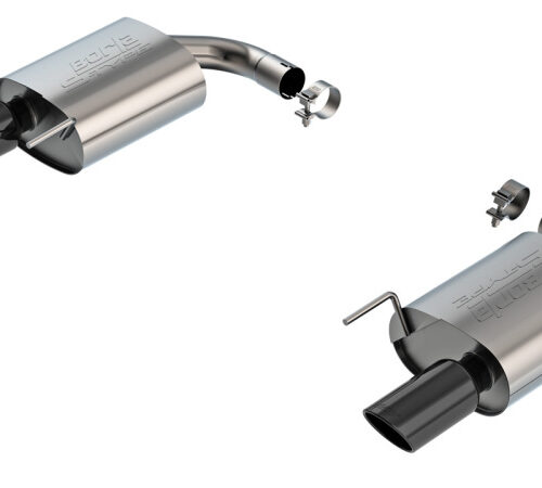 Borla 2024 Ford Mustang GT 5.0L V8 w/o Active Exhaust S-Type Axle-Back Exhaust System - Black Chrome