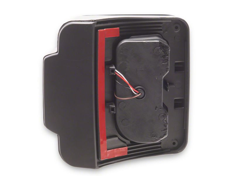 Raxiom for 2007-2018 Jeep Wrangler JK Axial Series LED Tail Lights- Black Housing (Smoked Lens) - Image 7