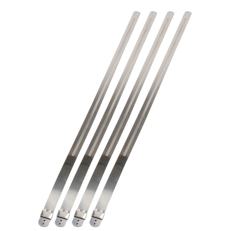 DEI 10212 Stainless Steel Positive Locking Tie 1/2in (12mm) x 14in - 4 per pack