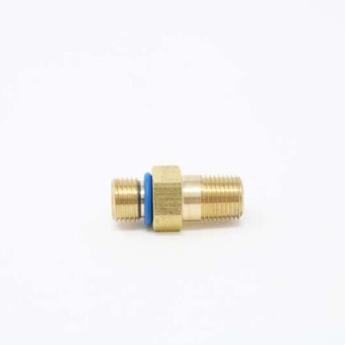 Aeromotive VaporWorx GM Fuel Pressure Sensor Adapter - M10 x 1.0mm Male to 1/8in NPT Port - Brass