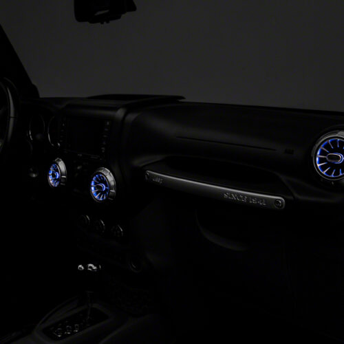 Raxiom for 2011-2018 Jeep Wrangler JK LED Ambient Vent Lighting Kit