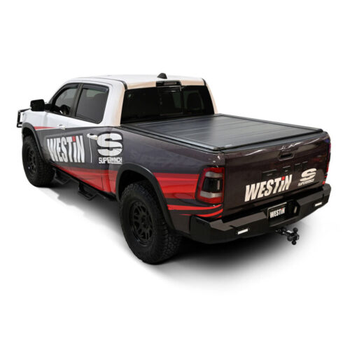 Westin 19-26 RAM 1500 New Body 5ft 7in. (67in) Bed Electric Retractable Tonneau Cover - Black - Image 7