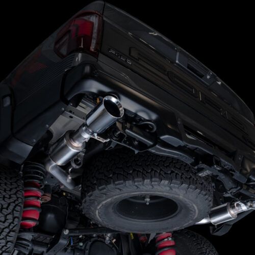 Alternative view of AWE Tuning Gen 3 Raptor R SwitchPath Exhaust - Chrome Silver Tips