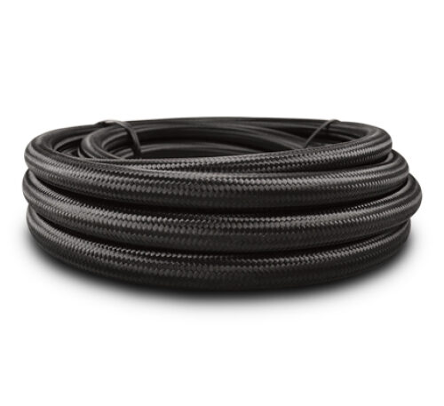 Alternative view of Vibrant Black Nylon Braided Flex Hose w/PTFE Liner AN -10 (150ft Roll)