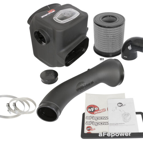 aFe Power 16-19 Nissan Titan XD V8 5.0L Momentum HD Cold Air Intake System w/ Pro DRY S Media - Image 10