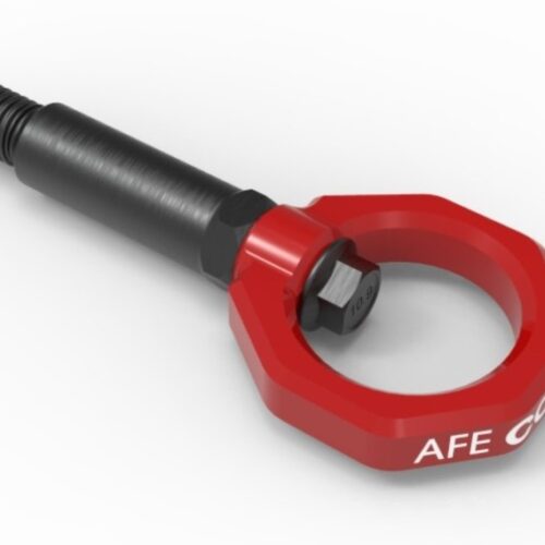 aFe Power Control Front Tow Hook Red BMW F-Chassis 2/3/4/M