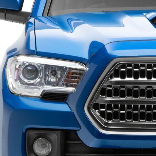 Raxiom for 2016-2023 Toyota Tacoma Axial Series OE Replmnt Headlights- Chrome- Clear Lens - Image 4