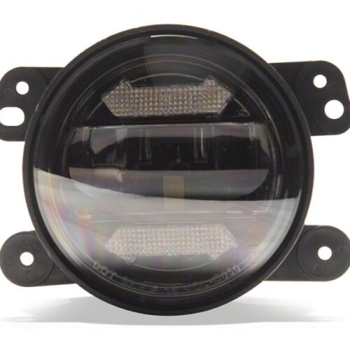 Raxiom for 2007-2018 Jeep Wrangler JK Axial Series LED Angel Eye Fog Lights- Amber and White - Image 4