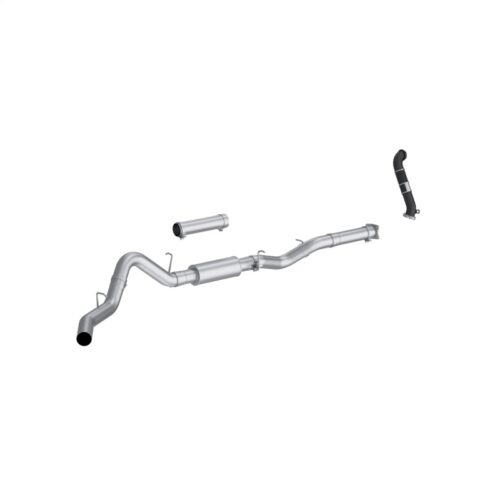 MBRP 2005 Chevy Silverado / GMC Sierra 2500/3500HD 4in OD CatBack Single Side Exit w/ Downpipe - AL