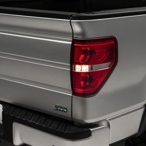 Raxiom for 2009-2014 Ford F-150 Styleside Tail Lights- Chrome Housing - Red/Clear Lens - Image 3