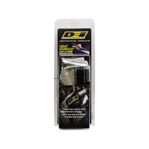 DEI Heat Shroud 1in I.D. x 3ft - Aluminized Sleeving - Hook and Loop Edge - Image 6
