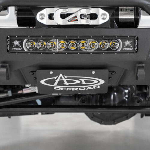 Addictive Desert Designs for 07-23 Jeep JK/JL/JT Stealth Fighter Front License Plate Bracket - Image 3