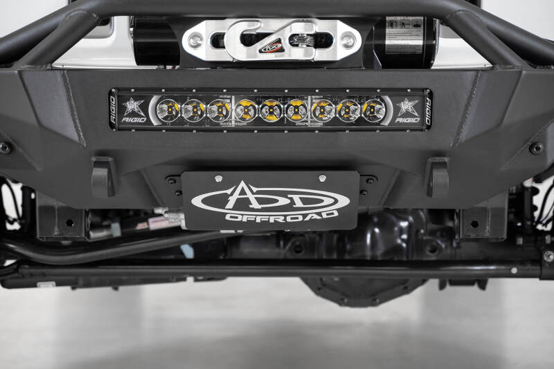 Addictive Desert Designs for 07-23 Jeep JK/JL/JT Stealth Fighter Front License Plate Bracket - Image 3