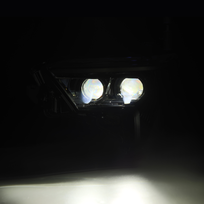 AlphaRex 880873 22-23 Toyota Tundra LUXX-Series Headlights Alpha-Black w/Amber DRL - Req 810029 OR 810030 - Image 5