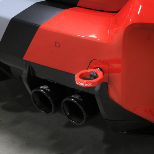 aFe Power 23-25 BMW M2 (G87) CONTROL Front / Rear Tow Hook - Red - Image 6