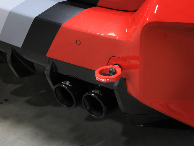 aFe Power 23-25 BMW M2 (G87) CONTROL Front / Rear Tow Hook - Red - Image 6