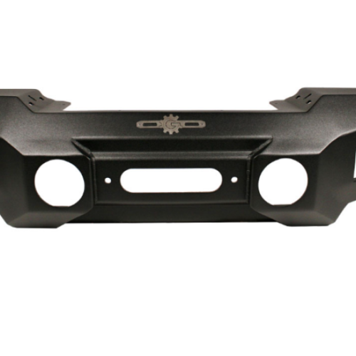 Rock Slide 07-18 Jeep Wrangler JK Appalachian Steel Stubby Front Bumper w/ Winch Plate
