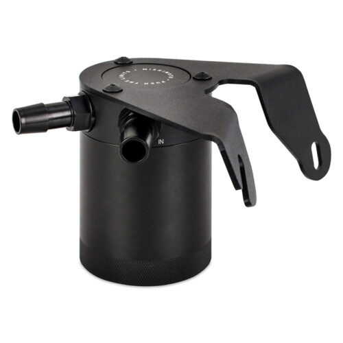 Mishimoto Baffled Oil Catch Can - PCV Side - Black for 2021+ Ford Bronco 2.3L - Image 3