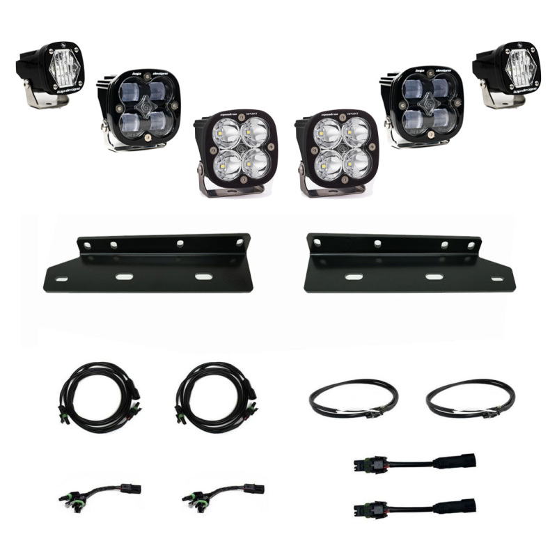 Baja Designs for 2021+ Ford Raptor Aftermarket Pro Fog Pocket SAE Kit