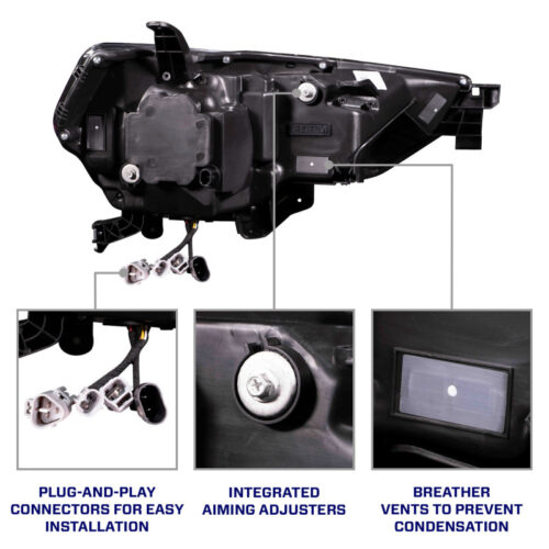 Form Lighting 2014-2024 Toyota 4Runner Sequential LED Projector Headlights (Pair) - Image 6
