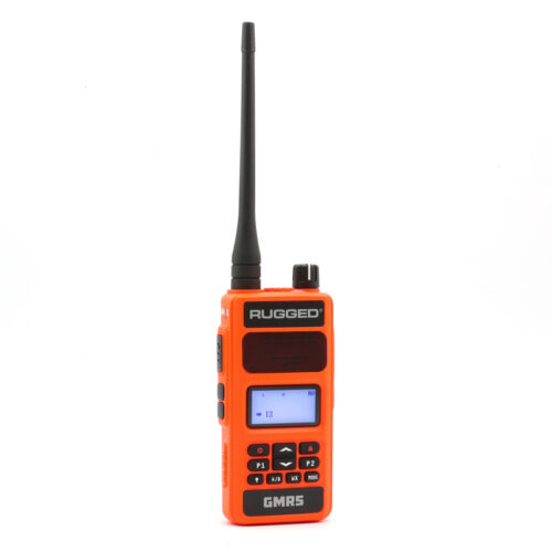 Rugged Radios Waterproof GMRS Handheld Radio with NOAA Alerts - FM Radio - Safety Orange - Image 5