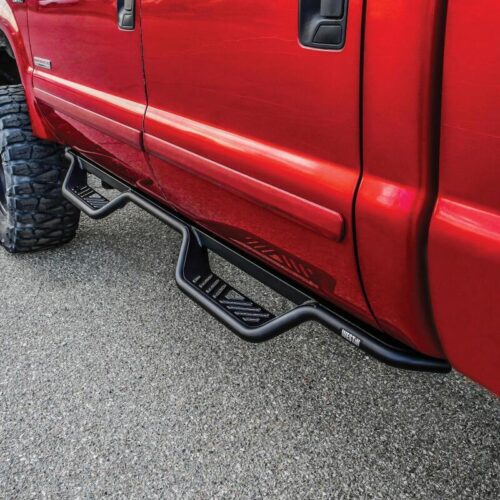 Westin 1999-2016 Ford F-250/F-350/F-450/F-550 Crew Cab Outlaw Drop Nerf Step Bars Textured Black - Image 8