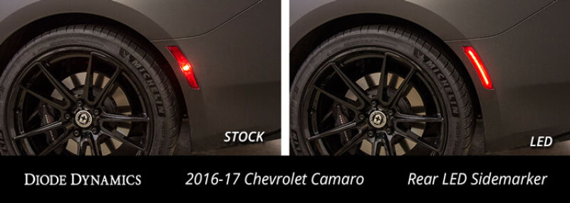 Diode Dynamics 16-21 Chevrolet Camaro LED Sidemarkers Smoked (set) - Image 7