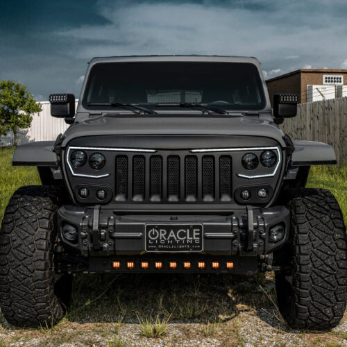 ORACLE Lighting 18-22 Jeep Wrangler JL Skid Plate w/ Integr LED Emitters - Amber - Image 6