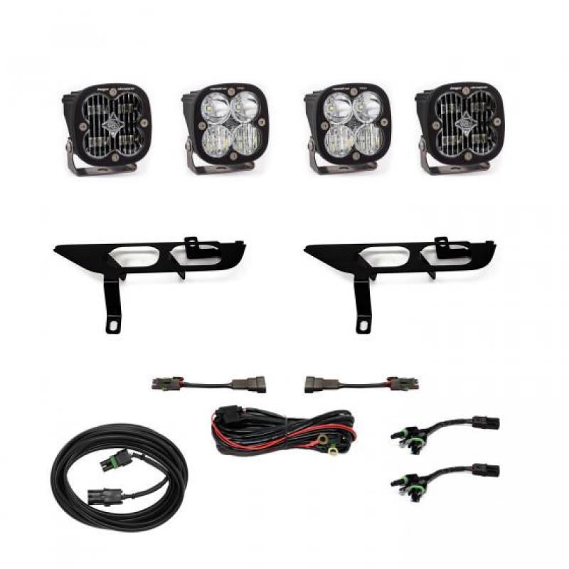 Baja Designs for 2021+ Ford F150 Fog Pocket Kit SAE Clear Squadron Pro DC